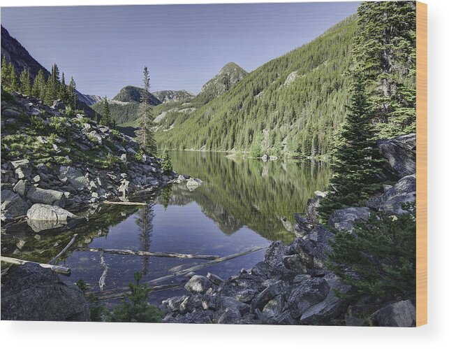Lava Lake Wood Print featuring the photograph Lava Lake II by Mark Harrington