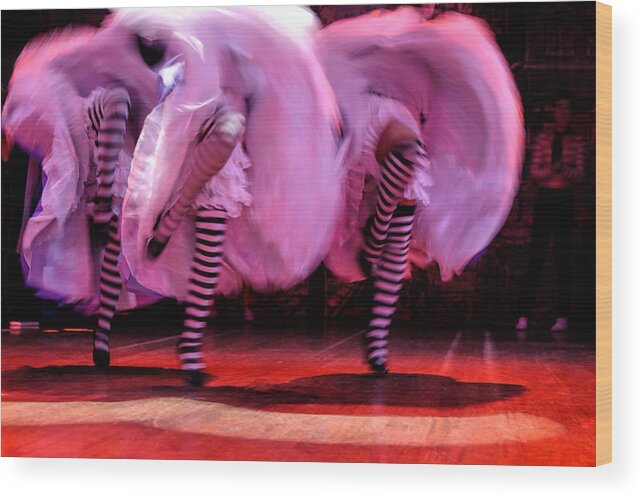 Intertainment Wood Print featuring the photograph Legs and Petticoats by Linda Phelps