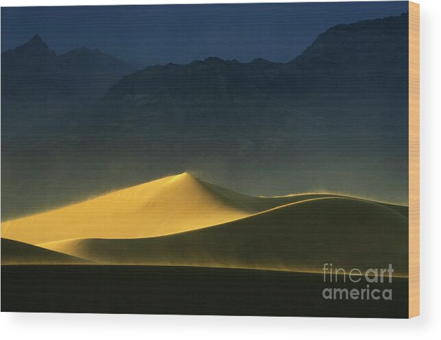 Death Valley Wood Print featuring the photograph Light Is Everything by Bob Christopher
