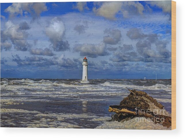Lighthouse Wood Print featuring the photograph Lighthouse by Spikey Mouse Photography