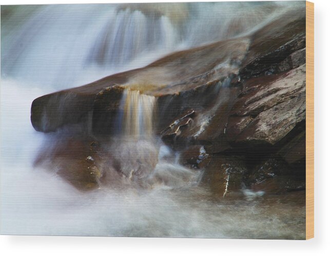 Long Exposures Wood Print featuring the photograph Like Colored Water by Jeff Swan