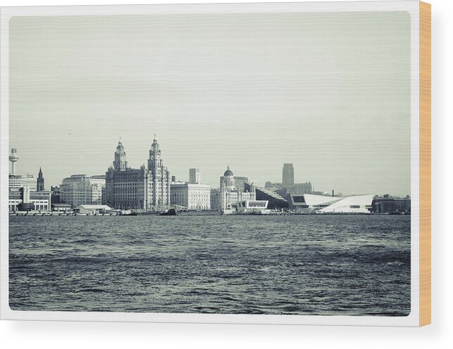 3 Graces Wood Print featuring the photograph Liverpool Water Front by Spikey Mouse Photography