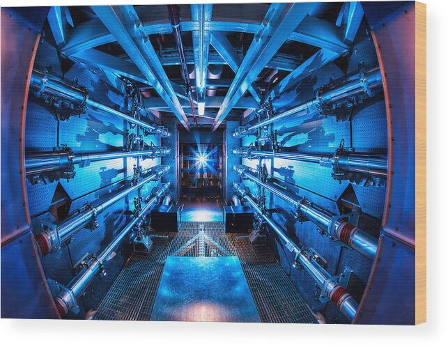 2012 Wood Print featuring the photograph Llnl, National Ignition Facility by Science Source