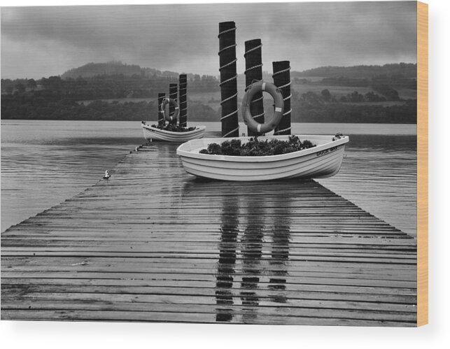 Boats Wood Print featuring the photograph Loch Lomond by Eunice Gibb