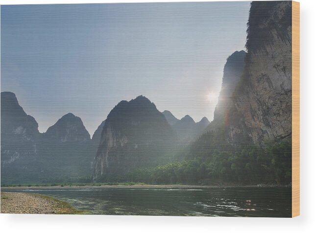 Guangxi Wood Print featuring the photograph Look forward... 2 by Afrison Ma