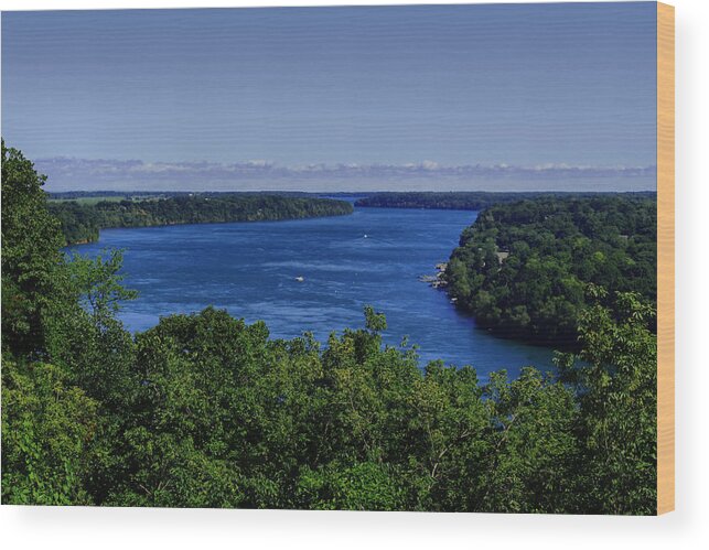 Photography Wood Print featuring the photograph Lower Niagara River by Nicky Jameson