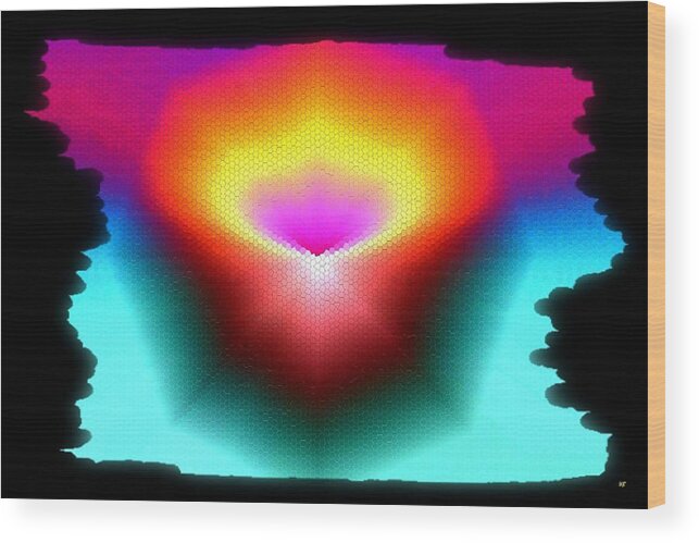 Luminous Energy 22 Wood Print featuring the digital art Luminous Energy 22 by Will Borden