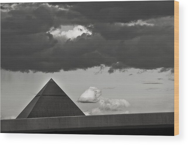 Shapes Wood Print featuring the photograph Luxor-3 by Kevin Duke