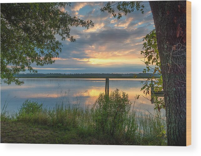 Photograph Wood Print featuring the photograph Magruder's Landing by Cindy Lark Hartman