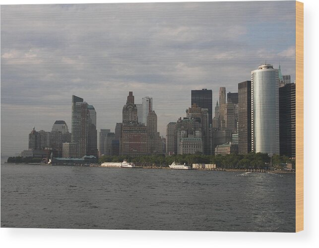 New York City Wood Print featuring the photograph Manhattan Skyline 2010 by Christiane Schulze Art And Photography