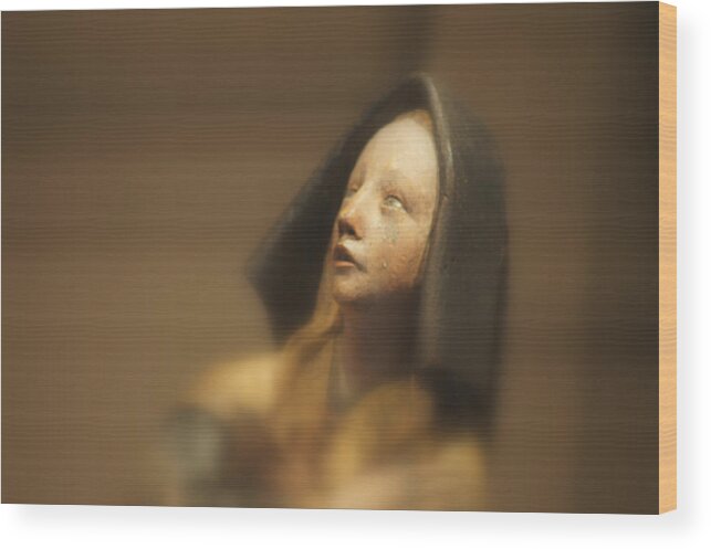 Mary Wood Print featuring the photograph Maria by Jolly Van der Velden
