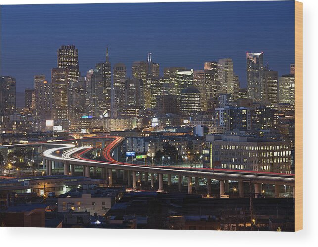 San Francisco Wood Print featuring the photograph Metropolis by Thank You For Choosing My Work.