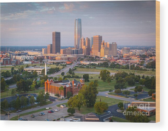 Oklahoma City Wood Print featuring the photograph Mil001-105 by Cooper Ross