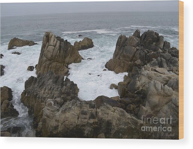Monterey Wood Print featuring the photograph Monterey Bay - California by S Mykel Photography