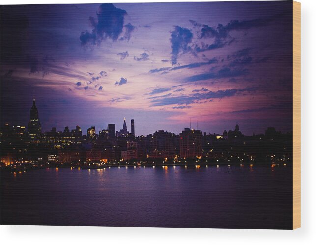 New York City Wood Print featuring the photograph Morning Glory by Sara Frank