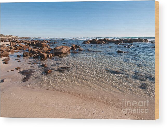 Australia Wood Print featuring the photograph Moses Rock Beach 03 by Rick Piper Photography