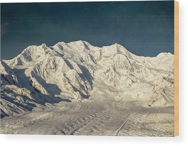 Mount Blackburn Wood Print featuring the photograph Mount Blackburn by Fred Denner