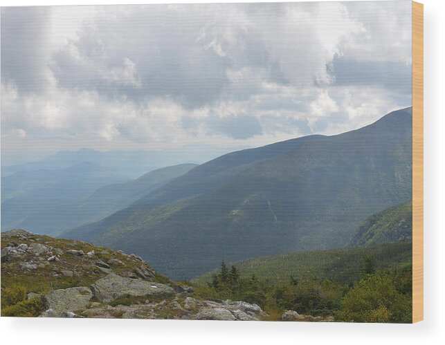 Mount Washington Wood Print featuring the photograph Mount Washington NH by Toby McGuire