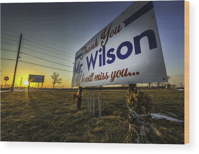 Buffalo Photographs Wood Print featuring the photograph Mr. Wilson by John Angelo Lattanzio