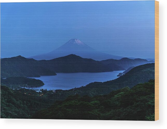 Scenics Wood Print featuring the photograph Mt.fuji by Alpiniste074