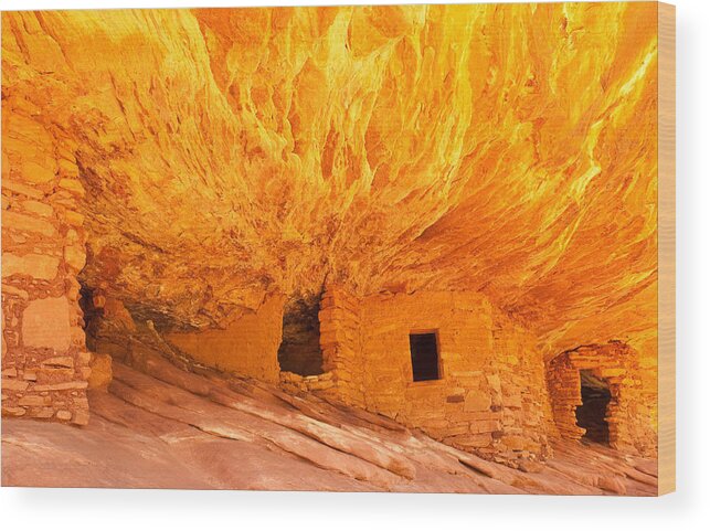  America Wood Print featuring the photograph Mule Canyon by Darren Bradley