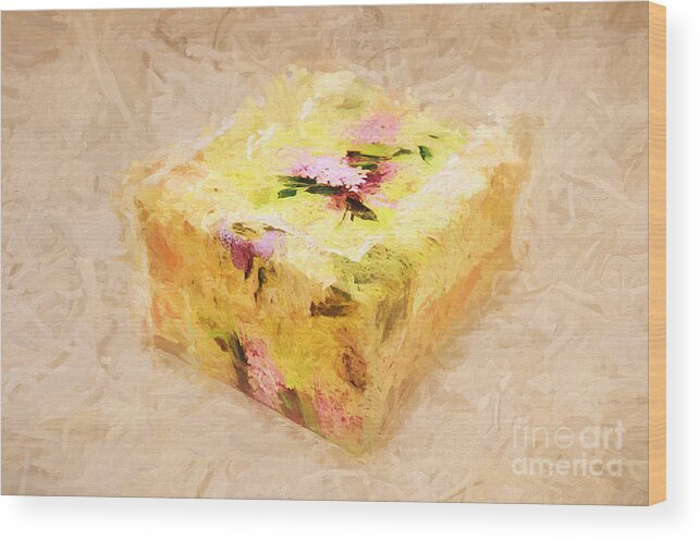 Andee Design Painterly Wood Print featuring the photograph My Box Of Secrets by Andee Design