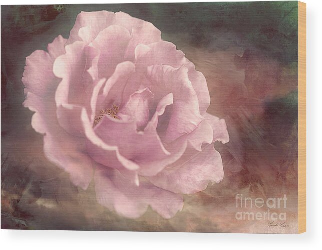 Rose Wood Print featuring the photograph My Soul Surrendered by Linda Lees