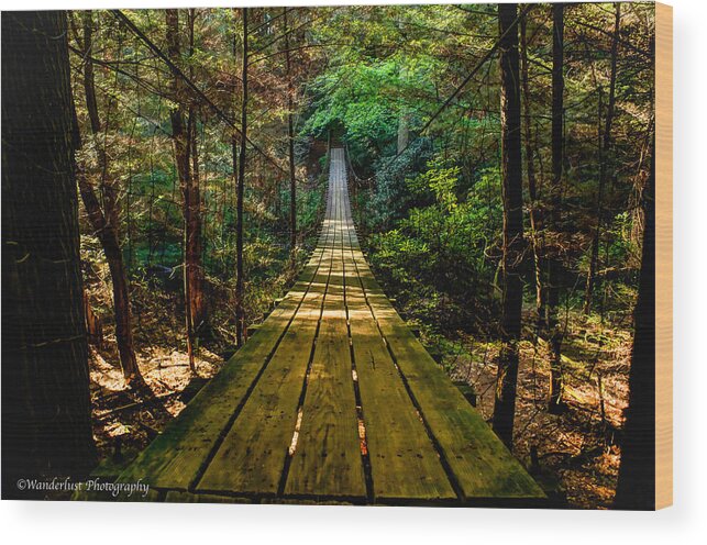 Cmsp.bridge Wood Print featuring the photograph My Wanderlust by Paul Herrmann