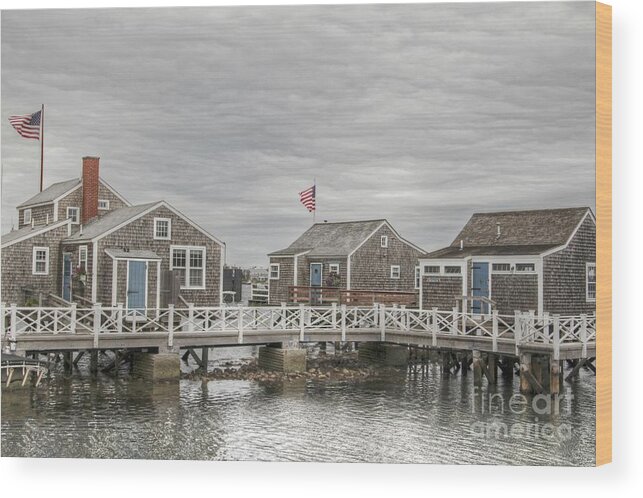 Massachusetts Wood Print featuring the photograph Nantucket Days by Karin Pinkham
