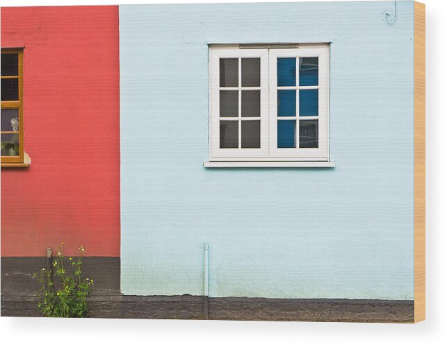 Adjacent Wood Print featuring the photograph Neighbors by Tom Gowanlock