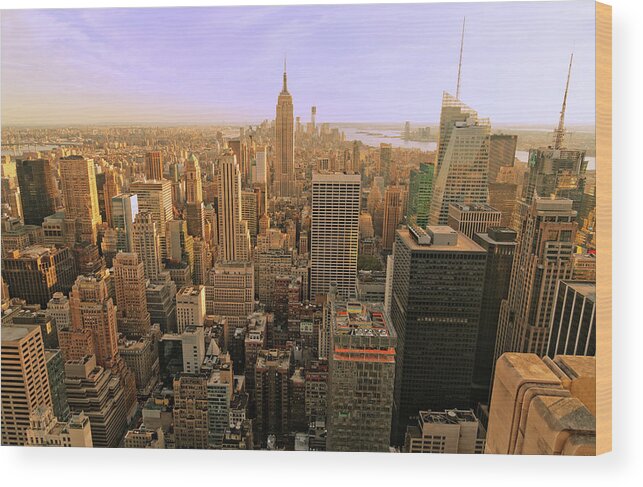 Lower Manhattan Wood Print featuring the photograph New York City Xxxl by Bezov