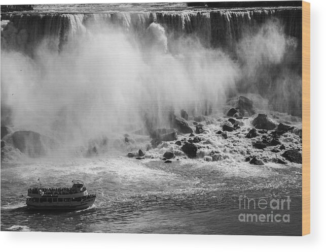 Maid Of The Mist Wood Print featuring the photograph Niagara Falls New York by JT Lewis