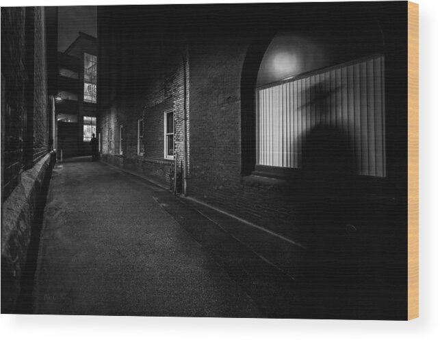 Night Wood Print featuring the photograph Night People by Bob Orsillo
