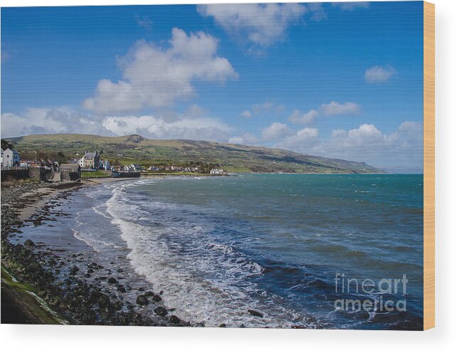 Northern Ireland Wood Print featuring the photograph Northern Ireland Coast by Mary Carol Story