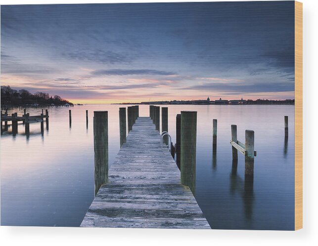 Severn River Wood Print featuring the photograph Nothing Gold Will Stay by Edward Kreis