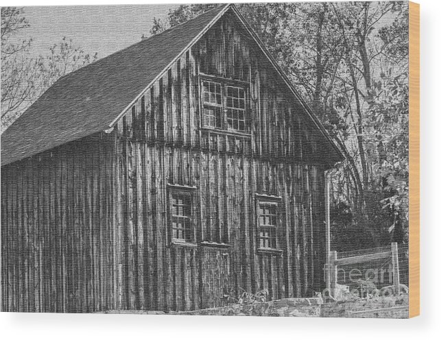 Barn Wood Print featuring the photograph Old Barn 3 by Judy Wolinsky