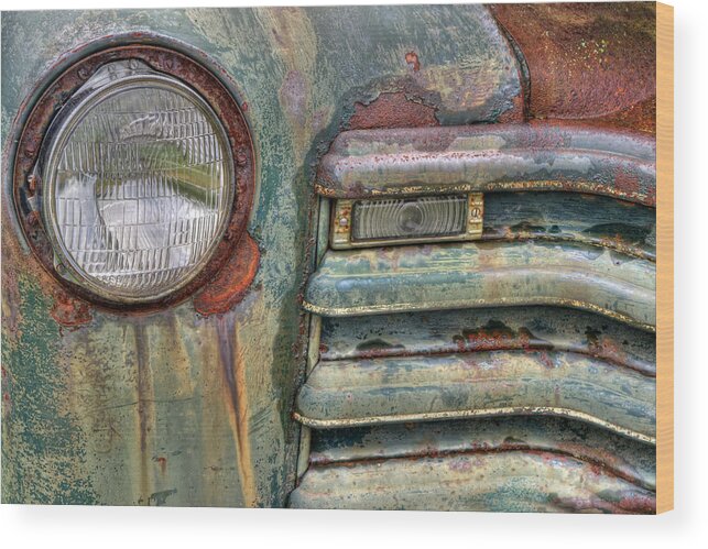 Truck Wood Print featuring the photograph Old Beauty by Darylann Leonard Photography