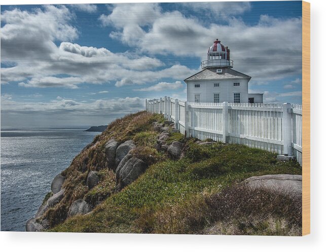 Newfoundland Wood Print featuring the photograph Old Light House by Patrick Boening
