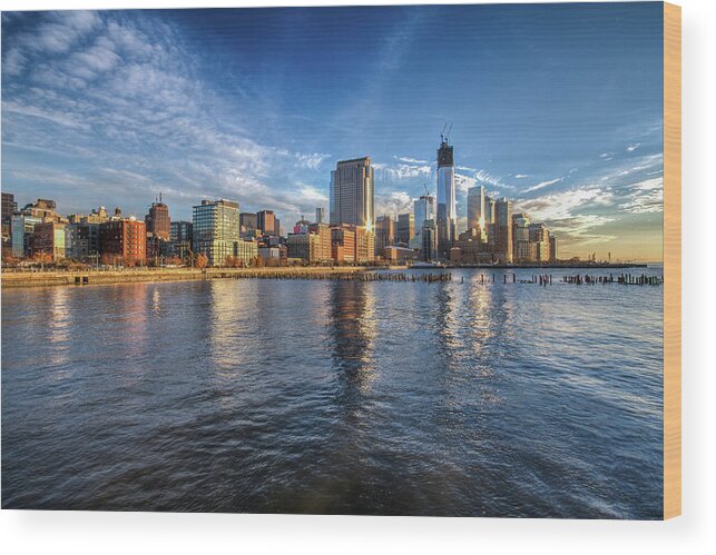 Outdoors Wood Print featuring the photograph One World Trade Center by Alexander Matt Photography