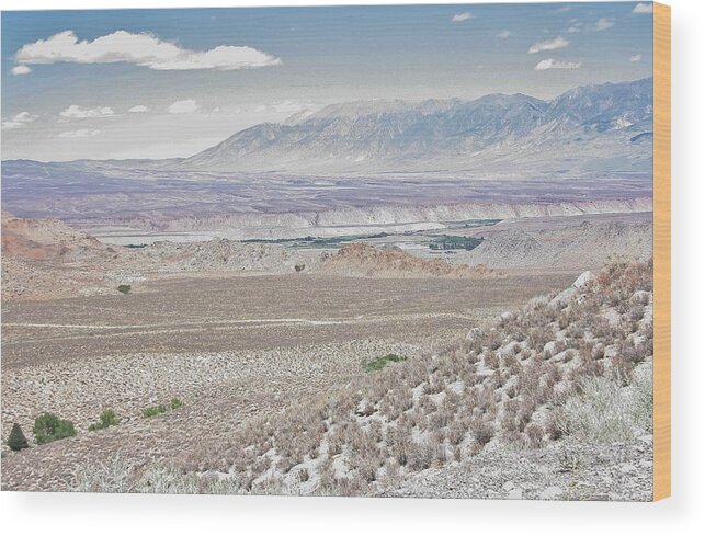 Sky Wood Print featuring the photograph Open Lands by Marilyn Diaz