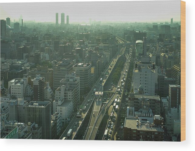 Osaka Prefecture Wood Print featuring the photograph Osaka The Afternoon Sun by I Love Photo And Apple.