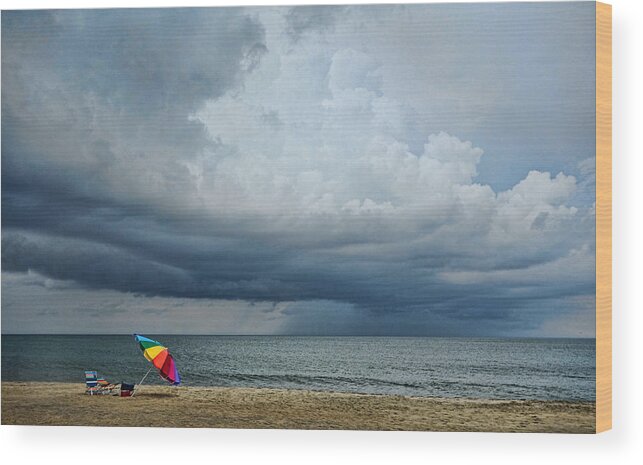 Wood Print featuring the photograph Out to Sea - Outer Banks by Dana Sohr