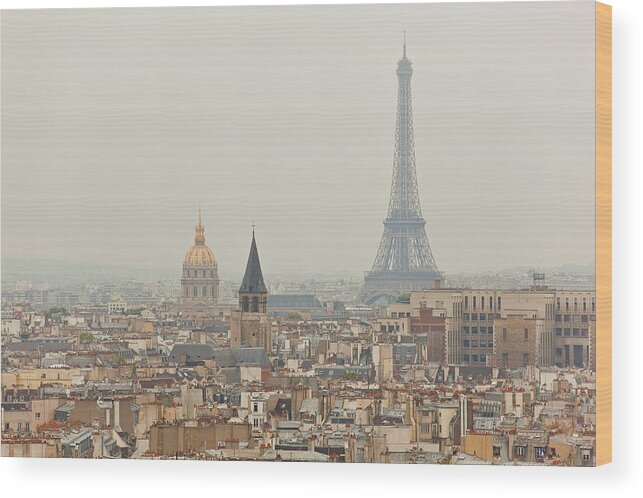 Tranquility Wood Print featuring the photograph Paris by Property Of Olga Ressem.