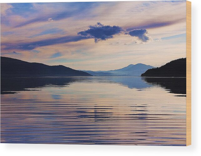 Lake Wood Print featuring the photograph Pend Oreille Peace by Benjamin Yeager