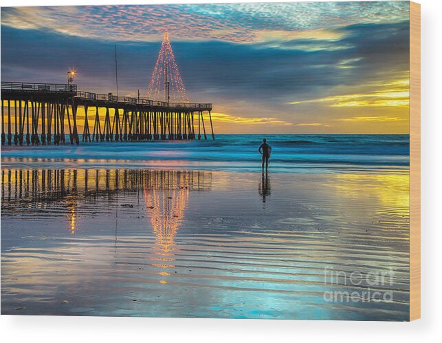 Christmas Wood Print featuring the photograph California Christmas by Mimi Ditchie