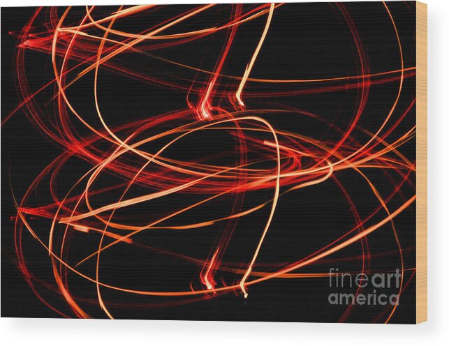 Fire Wood Print featuring the photograph Playing With Fire 13 by Cheryl McClure
