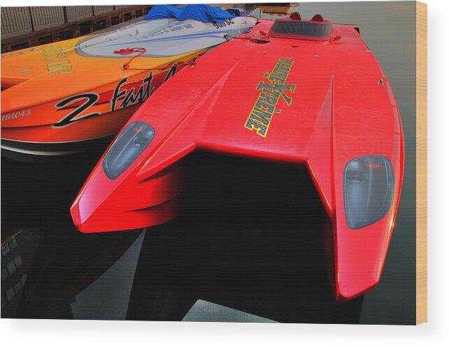 Boats Wood Print featuring the photograph Poker Run 11 by Jim Vance