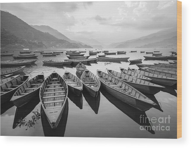 Nepal Wood Print featuring the photograph Pokhara paradise by Didier Marti