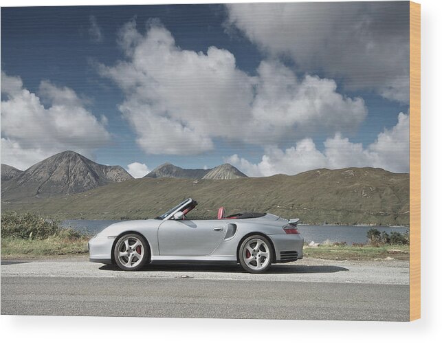 Porsche Wood Print featuring the photograph Porsche 911 - 996 Turbo by Stephen Taylor