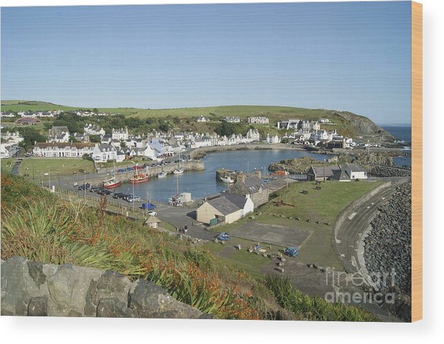 Portpatrick Wood Print featuring the photograph Portpatrick Harbour by David Birchall